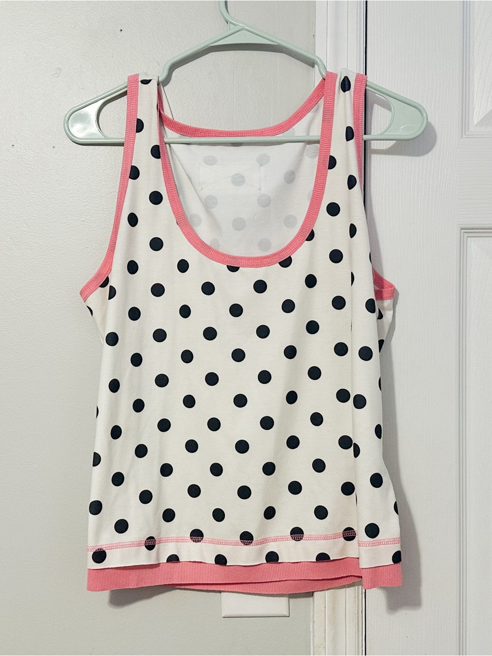 polka dot tank top